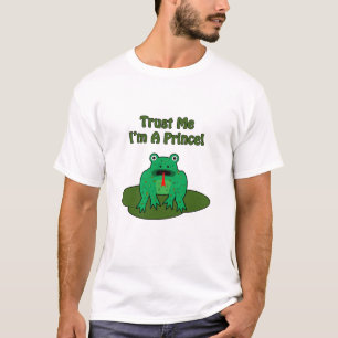 Camiseta Sapo Verde - Confie em mim, sou um Príncipe!