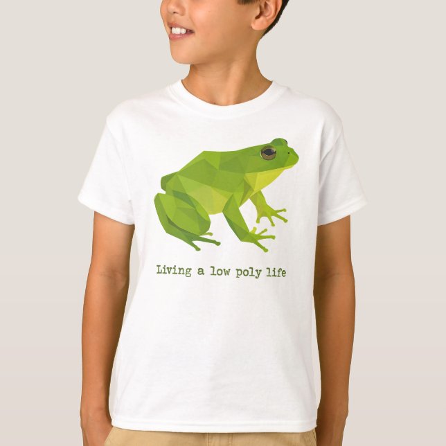 Camiseta Sapo Verde de Baixa Vida Polar (Frente)