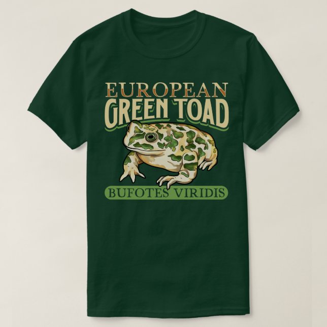 Camiseta Sapo Verde Europeu (Frente do Design)