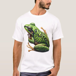 Camiseta Sapo Verde Intricado Só Vibra
