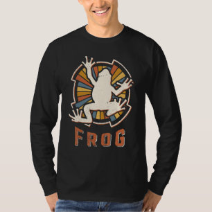 Camiseta Sapo Vintage Clássico Retro Amor Animal