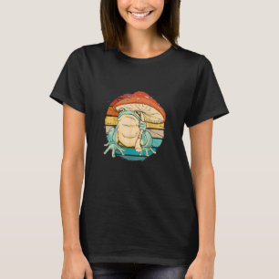 Camiseta Sapo Vintage com Sapo de inverno com guarda-chuva