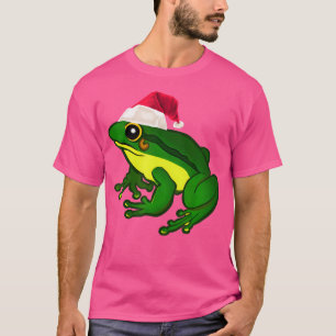 Camiseta Sapo W Santa Hat Sapo Anfíbio Lover