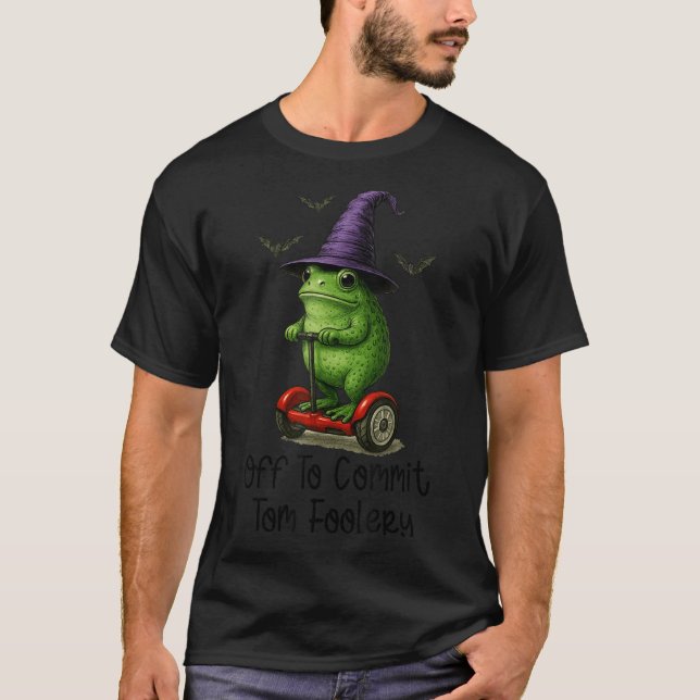 Camiseta Sapo Whimsical Para Cometer O Tom Foolery Para (Frente)