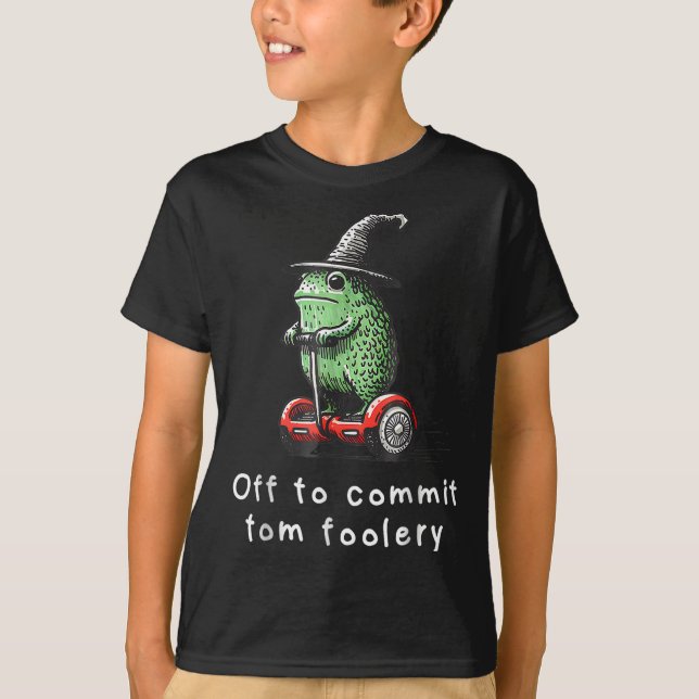 Camiseta Sapo Whimsical Para Cometer O Tom Foolery Para (Frente)