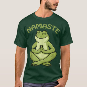 Camiseta Sapo Yoga Oferece Sapo Engraçado Amantes Presentes