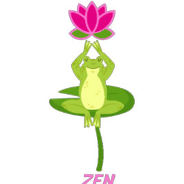 Camiseta Sapo Zen e Flor Lotus
