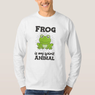 Camiseta Sapos Adormecem Animais Doces Para Sapos Infantis