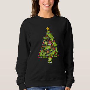 Camiseta Sapos Árvores de Natal Anfíbios Xmas Mulheres Home