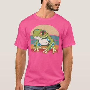 Camiseta Sapos de árvores de olhos vermelhos Sapo de árvore