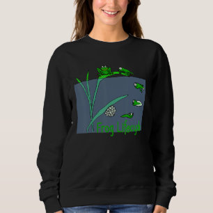 Camiseta Sapos De Ciclo De Vida Do Tadpole De sapo Para Cri