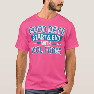Camiseta Sapos de piscina Roupas do tórax Piscina