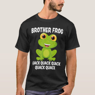 Camiseta Sapos de sapo anfíbio com amor com o Sapo do irmão