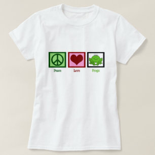 Camiseta Sapos do amor da paz