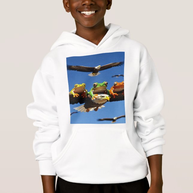 Camiseta sapos e águia (Frente)