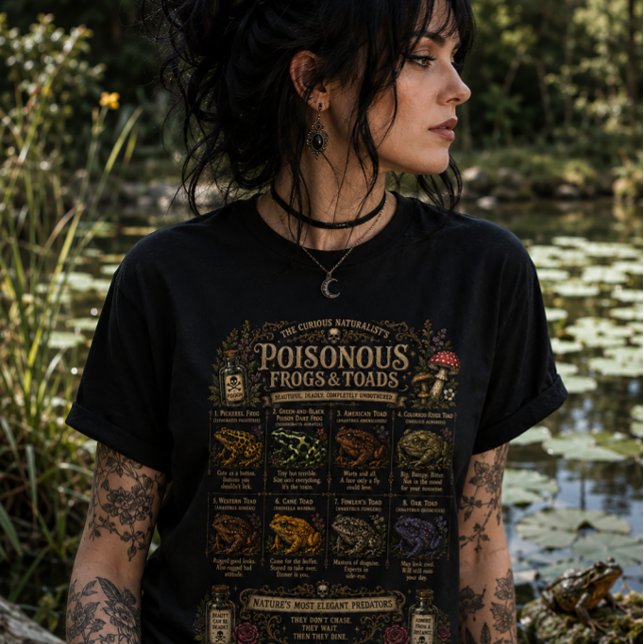 Camiseta Sapos e Rãs Venenosos (Criador carregado)