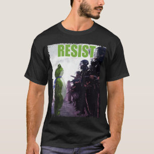 Camiseta Sapos Engraçados Contra Fascismo Resistem Defendem