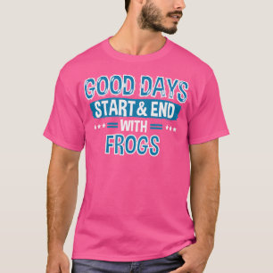 Camiseta Sapos Roupas do trevo Sapo de cotação animal