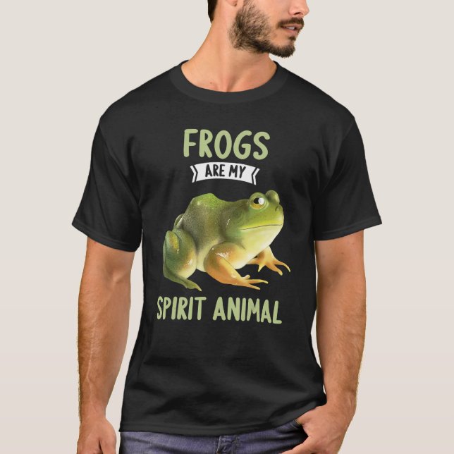 Camiseta Sapos são o meu Sapo Espírito Animal (Frente)