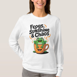 Camiseta Sapos, sol e caos - Sapo bonito na Copa do Café