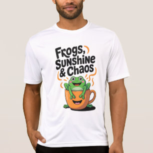 Camiseta Sapos, sol e caos - Sapo bonito na Copa do Café