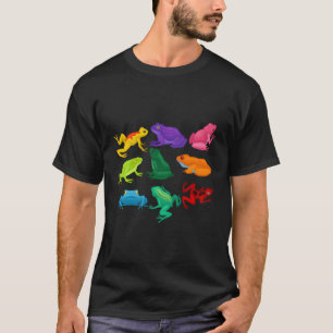 Camiseta Sapos Venenosos D Anfíbios Animais Exóticos Colado