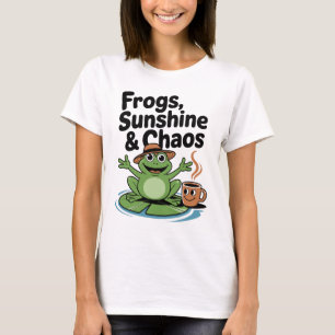 Camiseta Sapos Vibes e Café