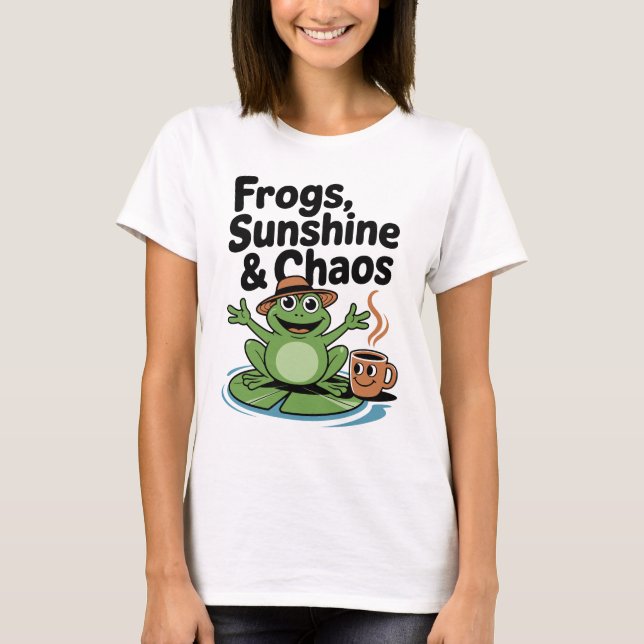 Camiseta Sapos Vibes e Café (Frente)