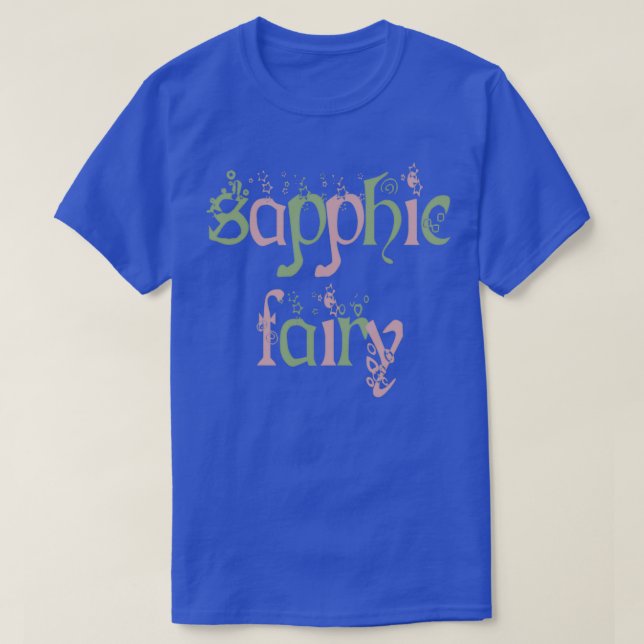 Camiseta sapphic fairy (Frente do Design)
