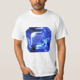 Camiseta Sapphire Gemstone Sky Blue