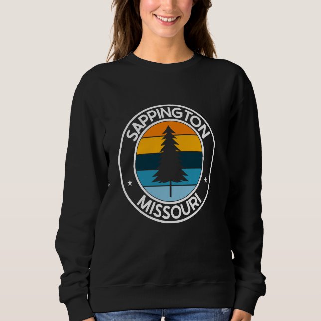 Camiseta Sappington Missouri MO USA City Pride Retro Sunset (Frente)