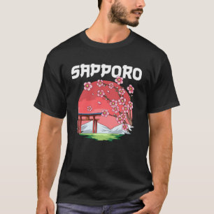 Camiseta Sapporo Kyokujitsuki Sakura Japão