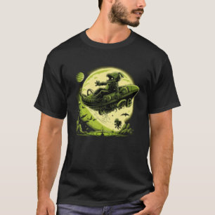 Camiseta Saqueiro voador de OVNI extraterrestre alienígena