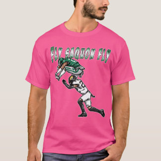 Camiseta Saquon Barkley Cartoon Backward Hurdle Eagles