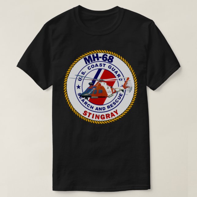 Camiseta SAR USCG Stingray MH68 (Frente do Design)