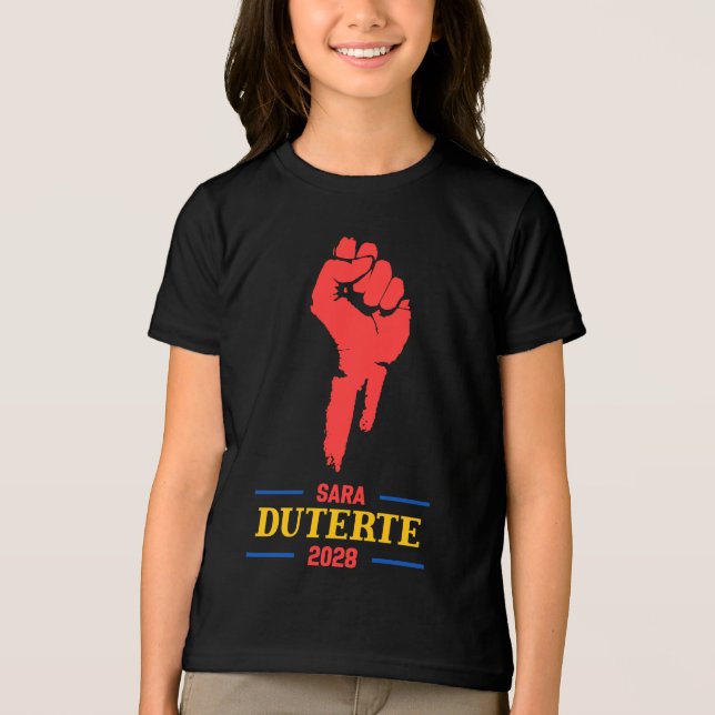 Camiseta Sara Duterte Para O Presidente 2028 Protesto De Ca (Frente)