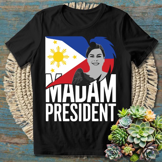 Camiseta Sara Duterte Senhora Presidente Stand com o PRRD (Criador carregado)