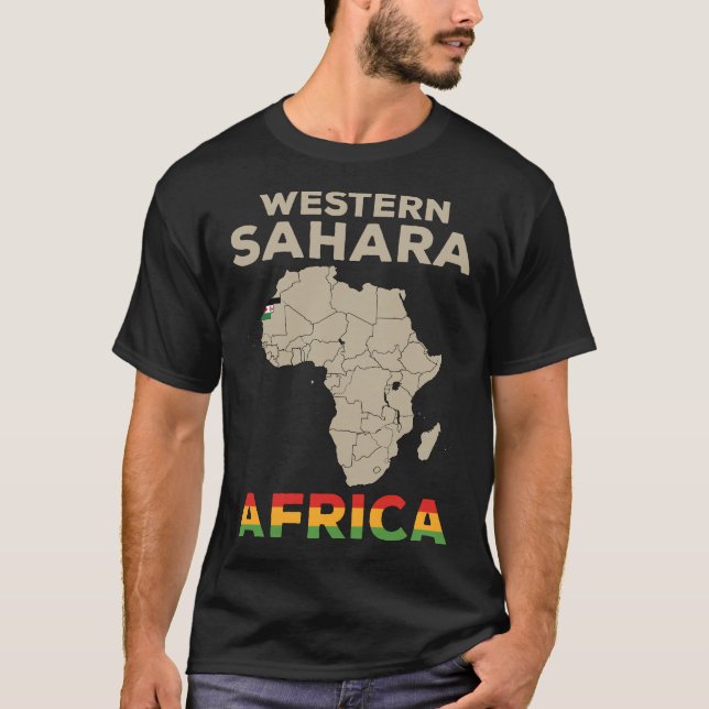 Camiseta Sara Ocidental - África (Frente)