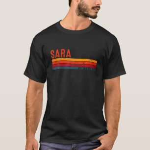 Camiseta Sara Retro Vintage Limited Edition 80S 90S Birthda