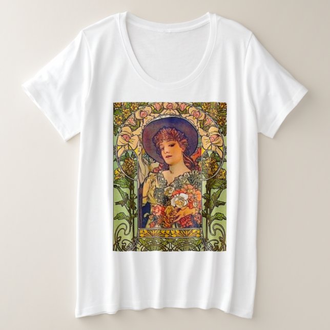 Camiseta Sarah Bernhardt Tosca. (Frente do Design)