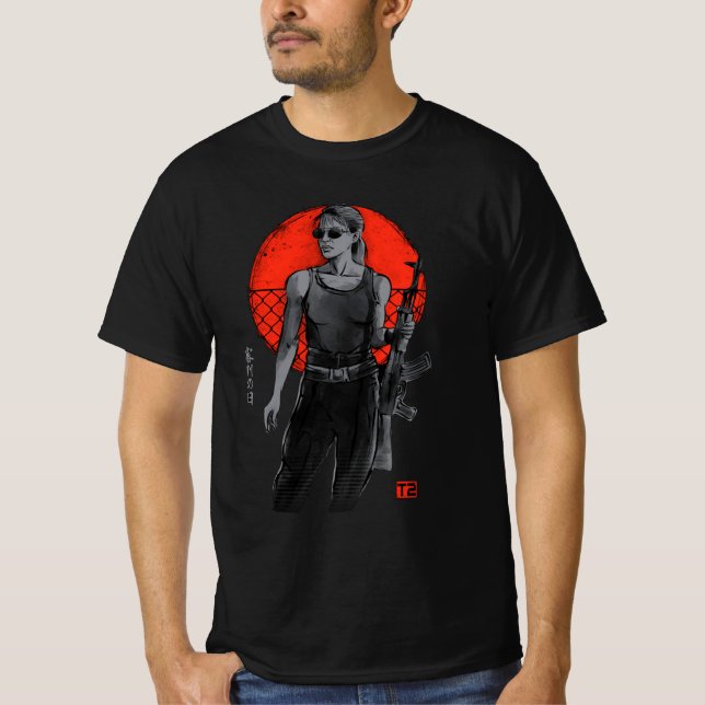 Camiseta Sarah Connor clássico (Frente)