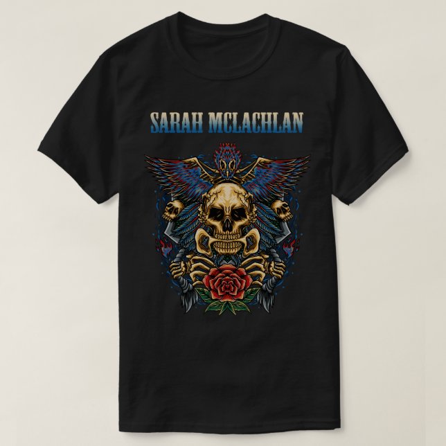 Camiseta SARAH MCLACHLAN TShirt 1 (Frente do Design)