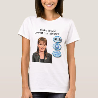 Camiseta Sarah Palin: Eu gostaria de usar uma de minhas