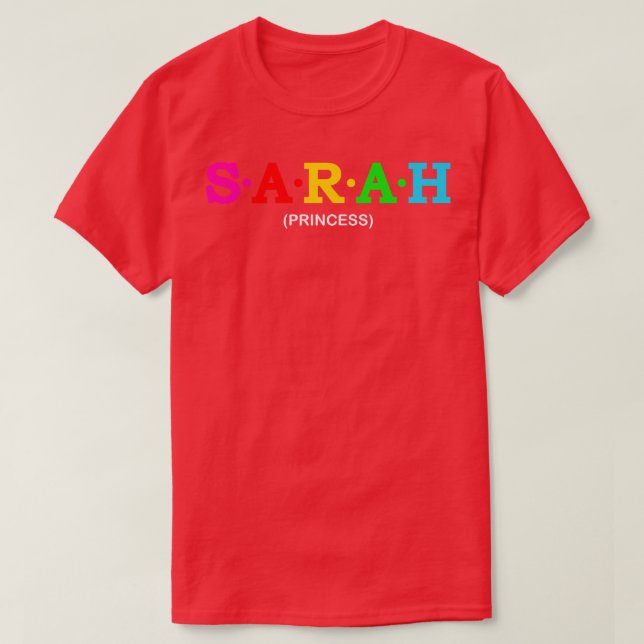 Camiseta Sarah Princess (Frente do Design)