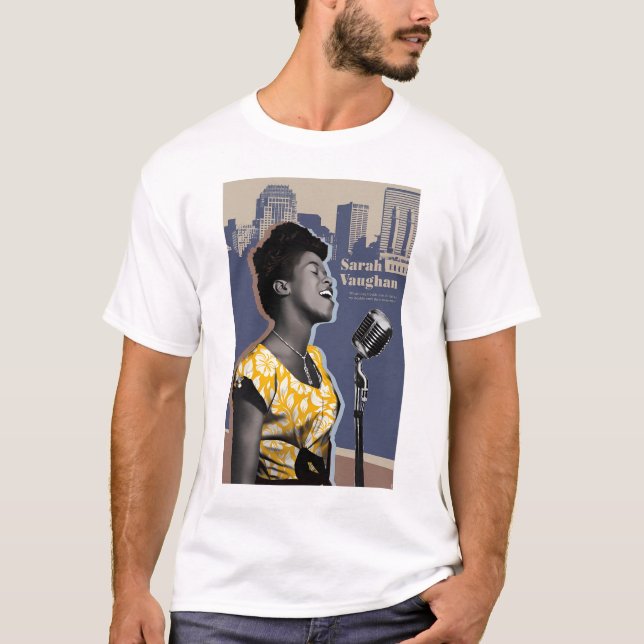 Camiseta Sarah Vaughan (Frente)
