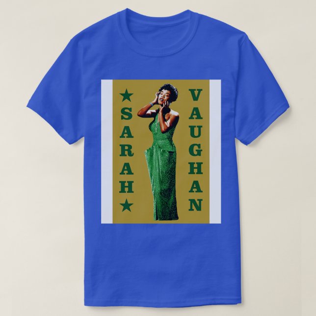 Camiseta Sarah Vaughan 1 (Frente do Design)