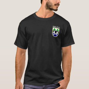 Camiseta Sarajevo casaco de armas, Bósnia e Herzegovina T-S