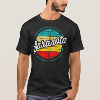 Camiseta Sarasota Florida Retro Sunset Vintage (Vintagem re