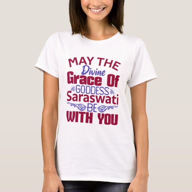 Camiseta Sarasvati Hindu Goddess (Frente)