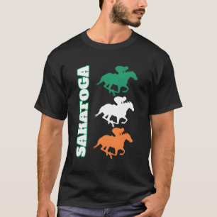 Camiseta Saratoga Primaveras da Corrida do Cavalo Norte de